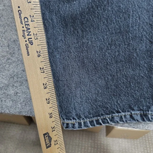 Edwin Tokyo Jeans L.A. Slim Fit W33 L32 100% Cotton Denim Made In Japan Distress - Picture 7 of 8